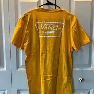 Yellow Vans Tshirt M